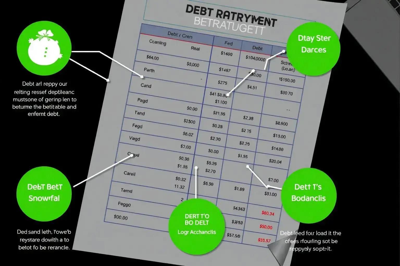 Debt Repayment Strategies Within a Monthly Budget